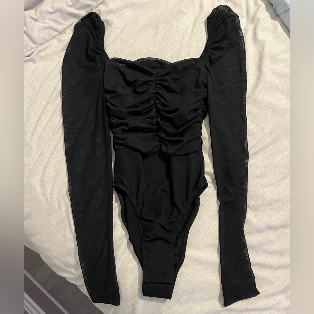 Womens black bodysuit